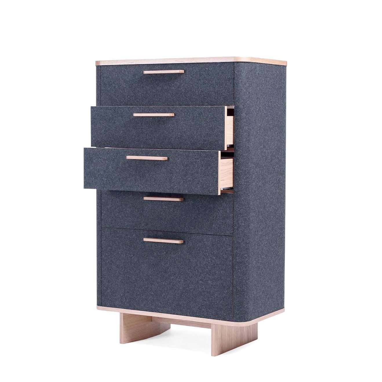 Felt Tall Chest of Drawers
