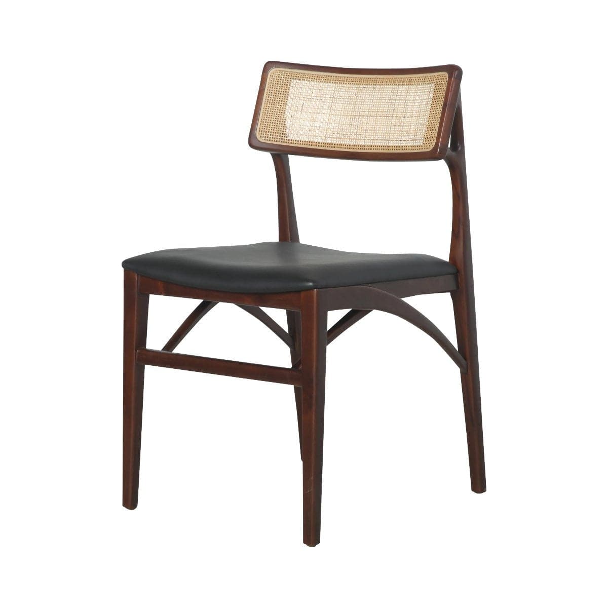 teak razzia cane dining chair