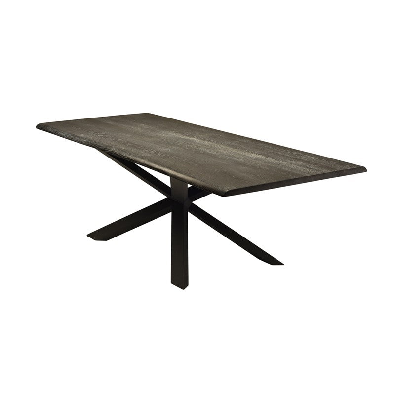 Couture Dining Table-Nuevo-NUEVO-HGSX196-Dining Tablesoxidized grey oak-matte black base-Small-18-France and Son