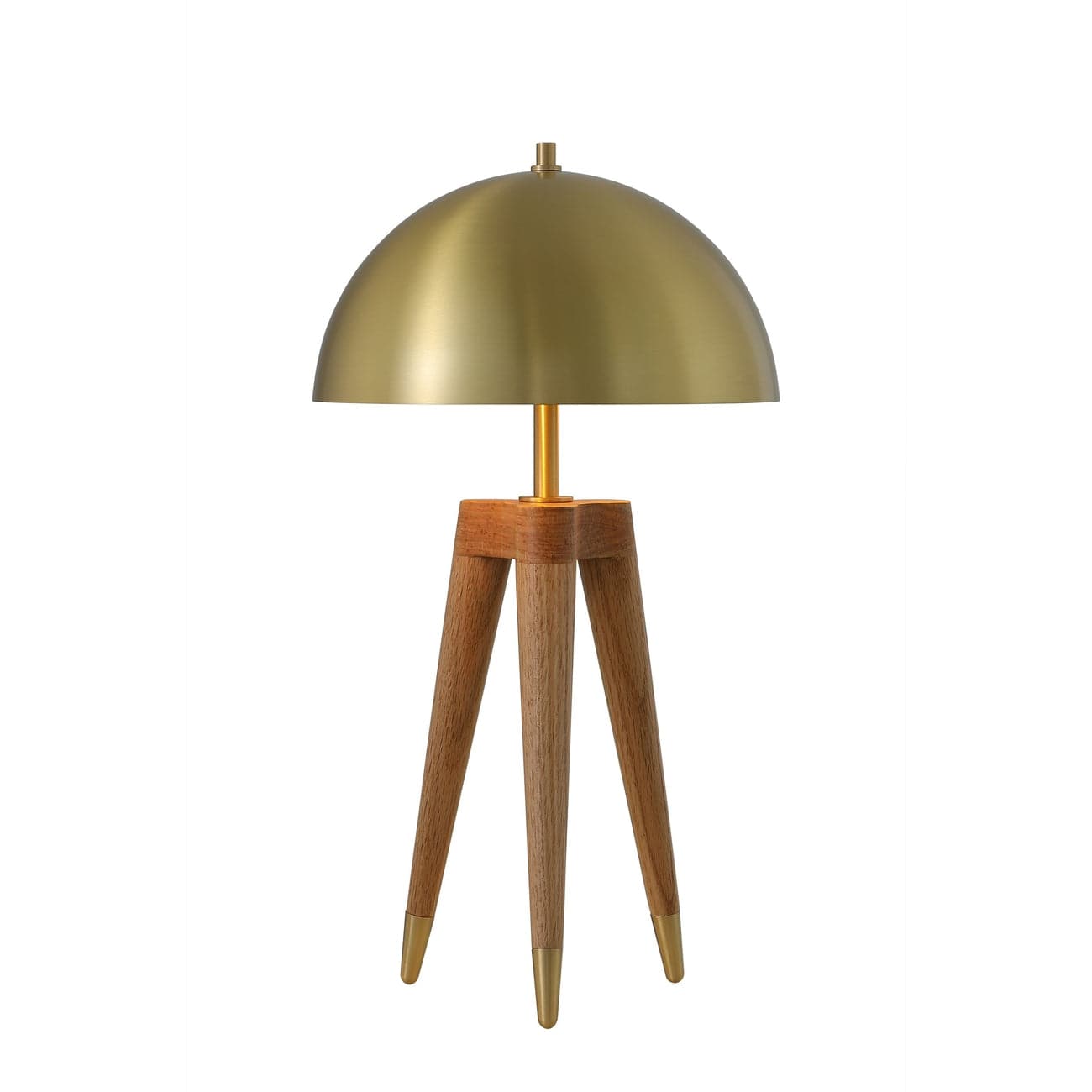 brass dome table lamp