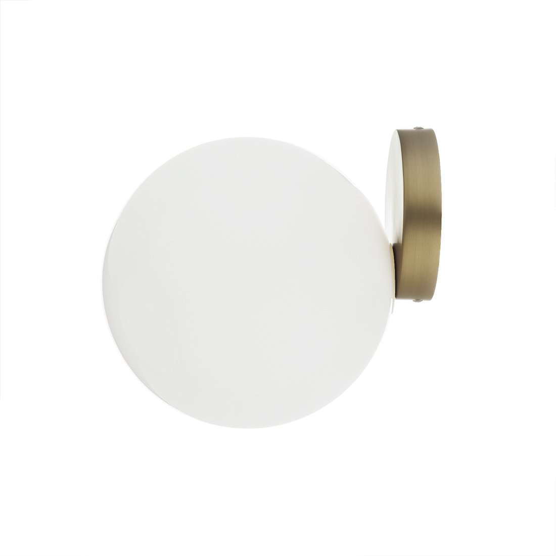 Brass Globe Wall Sconce