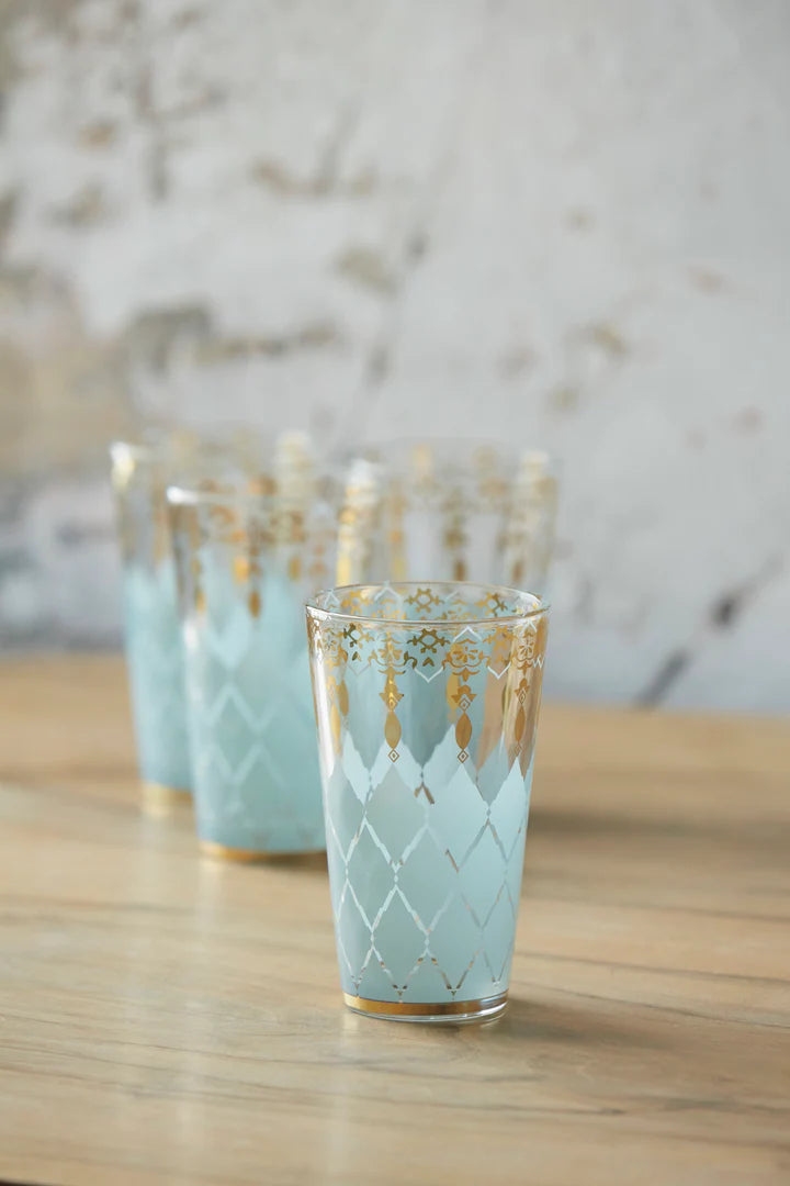 Opal Rain Glass Set of 4