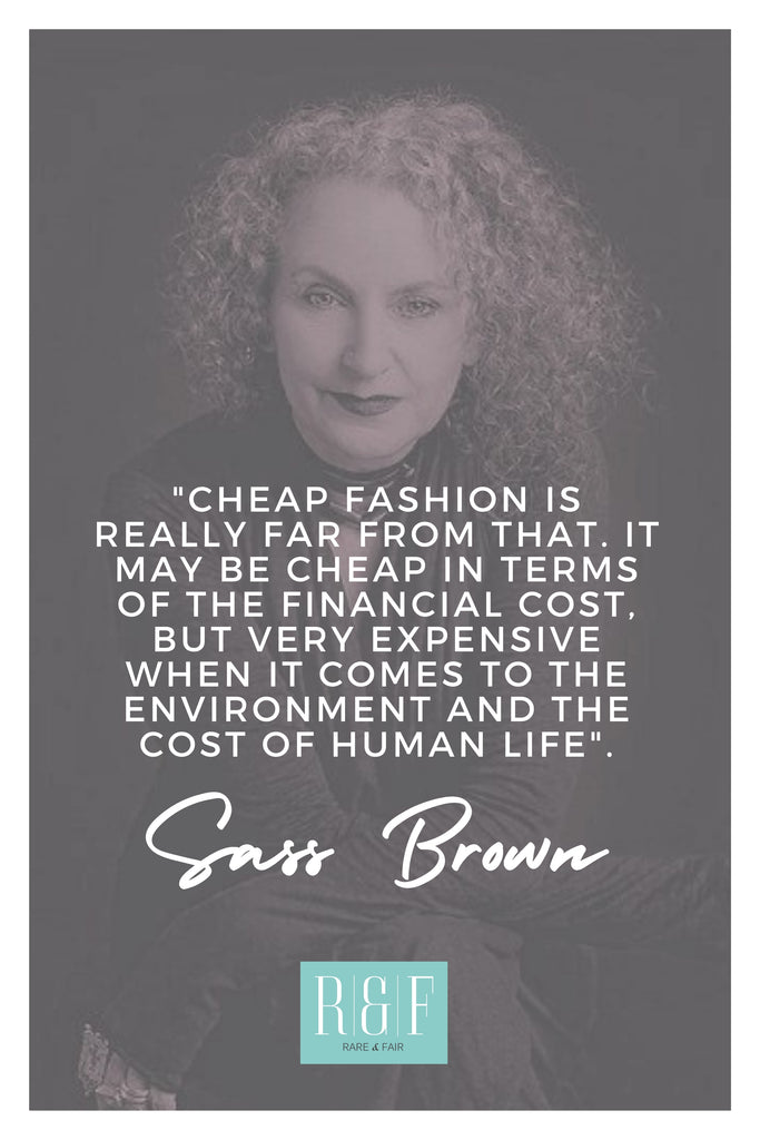Sass Brown | The Inspirational Women Behind The Slow Fashion Quotes | Rare & Fair