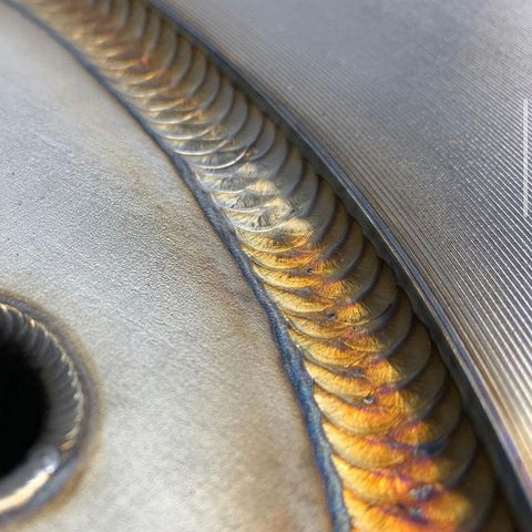 A perfect aluminum TIG weld 