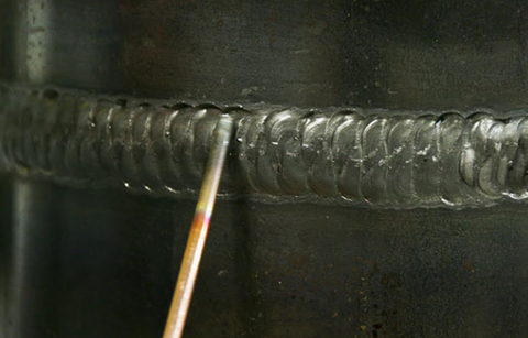 Undercutting can leave visible cracks and weak weld joints.