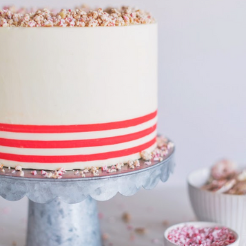 White Chocolate Peppermint Stripe Cake Design Kit by Cake by Courtney