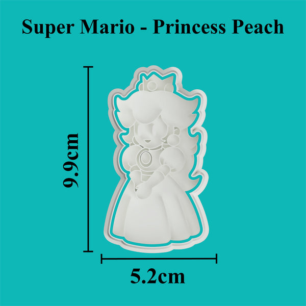 Super Mario Set of 7 Cookie Cutters, Yoshi, Princess Peach, Luigi, Toad