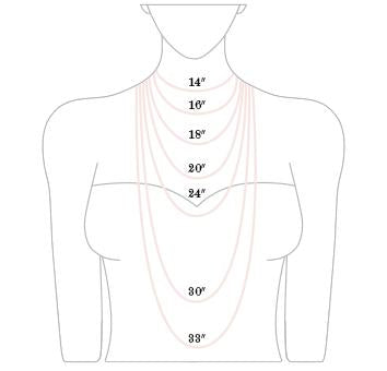 Necklace Length Guide – Ebb & Flow Jewelry