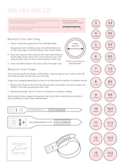 Ring sizing guide  Eco925 sustainable jewellery