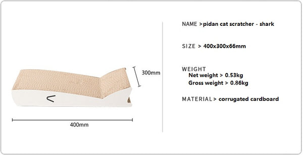 Cat scratcher - shark product info