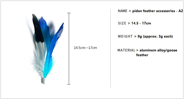 Cat teaser feather accessories - A2 product info