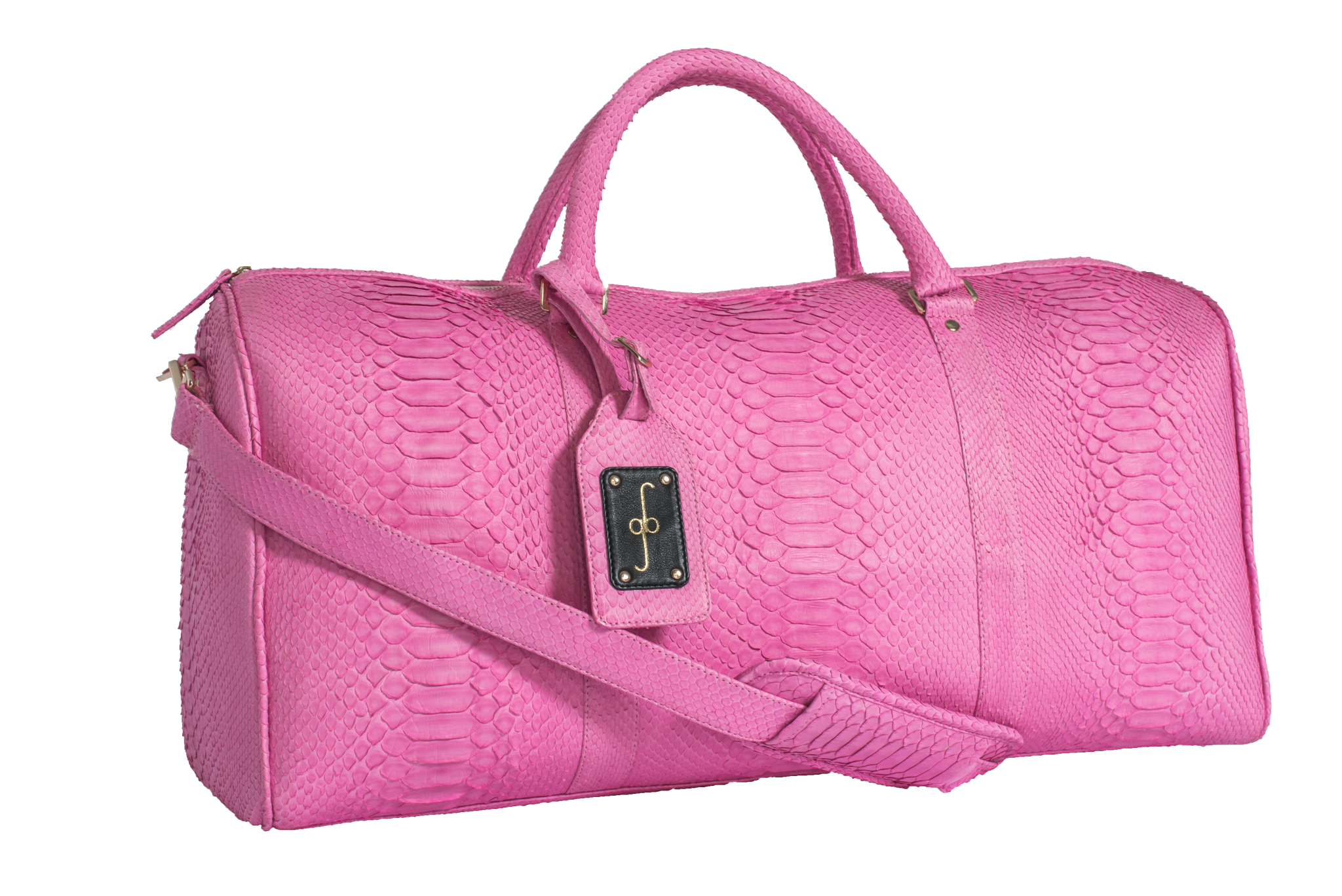 pink duffle