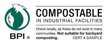 BPI Certified Industrial Compostable Logo