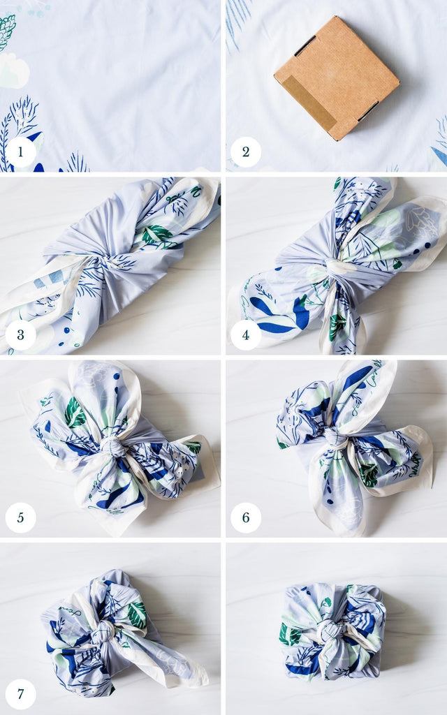 A Drop in the Ocean Zero Waste Store How to Wrap Furoshiki Guide