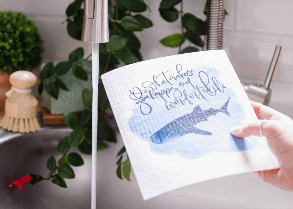 A Drop in the Ocean Sustainable Living Zero Waste Shop Swedish Dishcloth Gif
