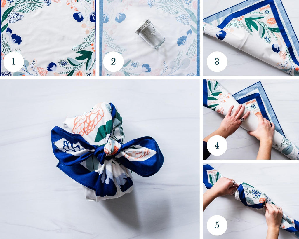 A Drop in the Ocean Zero Waste Store How to Wrap a Furoshiki Step by Step