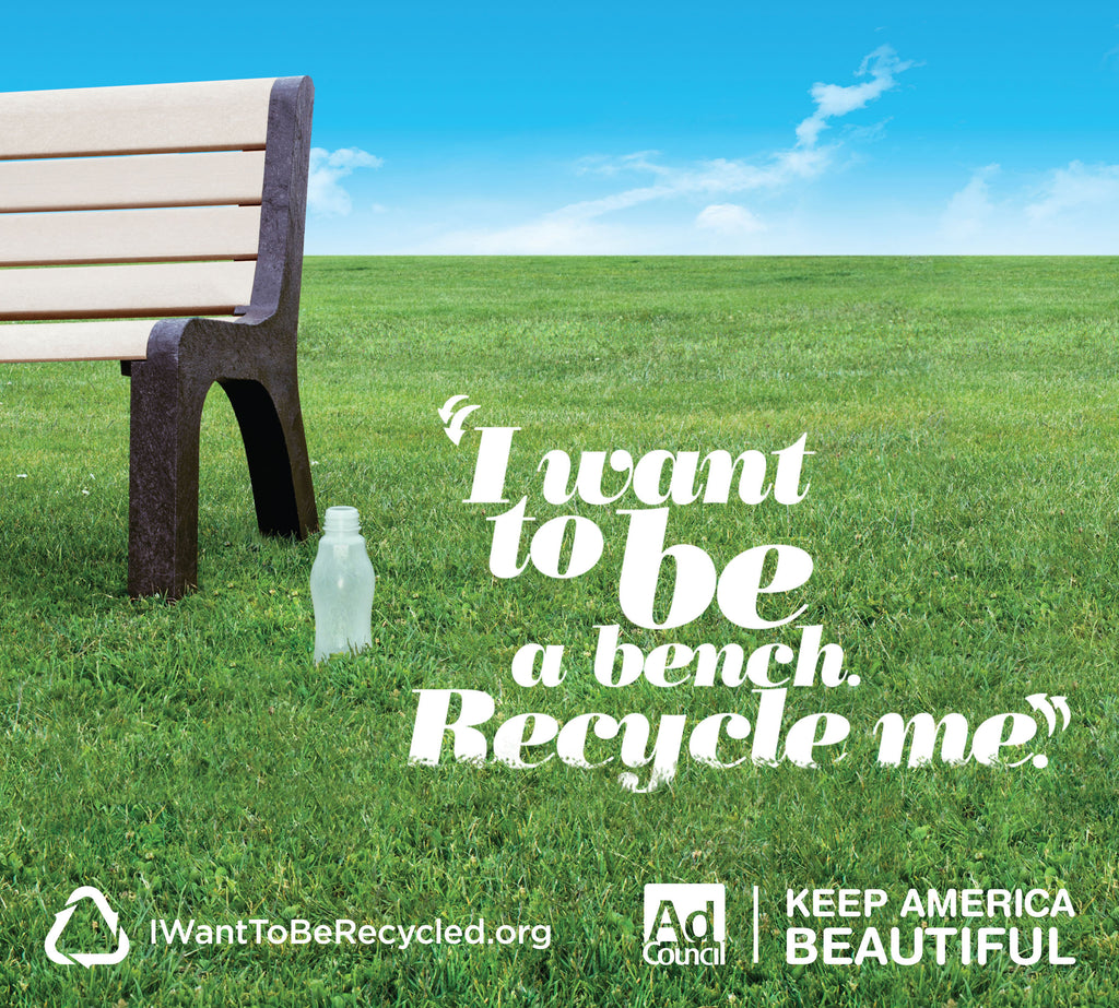 Keep America Beautiful "I Want to Be Recycled" Campaign Poster