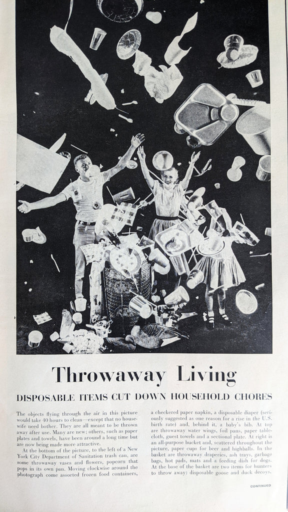 A Drop in the Ocean Sustainable Living Zero Waste Shop: LIFE Magazine Throwaway Living Article Cover