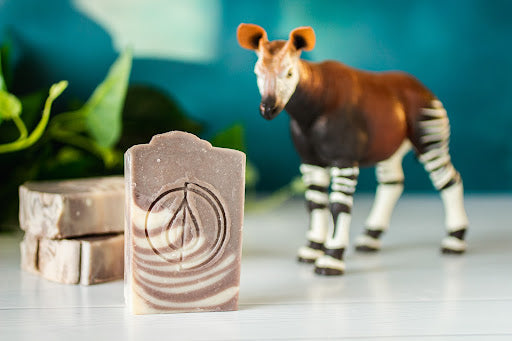 A Drop in the Ocean Sustainable Living Zero Waste Shop Okapi Conservation Hand + Body Wash Bar