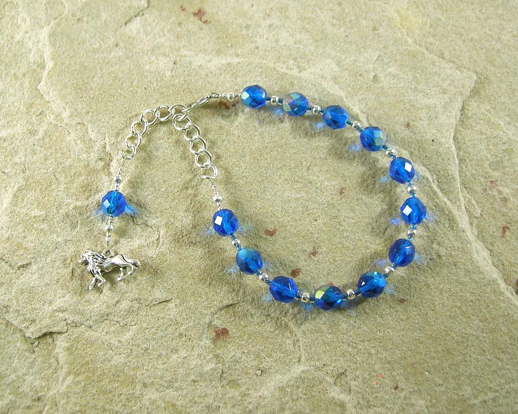 Tefnut Prayer Bead Bracelet: Goddess of the Waters and the Rains