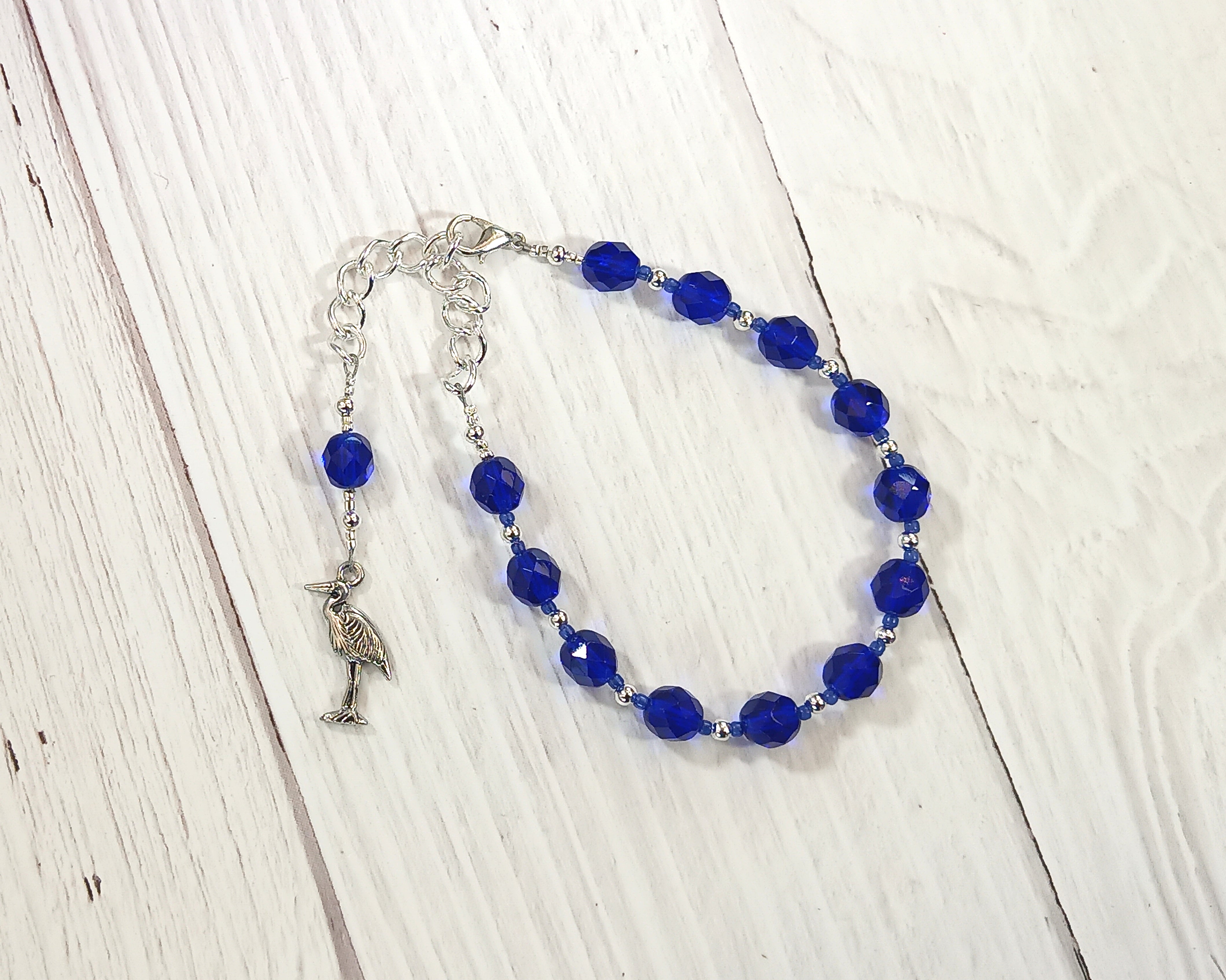 Thoth (Djehuty) Prayer Bead Bracelet: Egyptian God of Wisdom, Communication