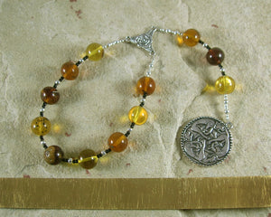 Freyja (Freya) Pocket Prayer Beads in Amber: Norse Goddess of Love, Wa ...