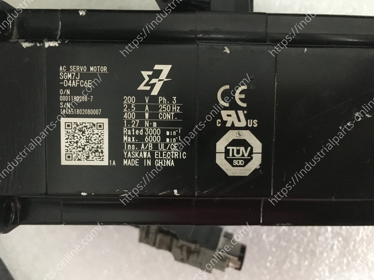 SGM7J-04AFC6E yaskawa AC servo motor SGM7J series - GREENWAY