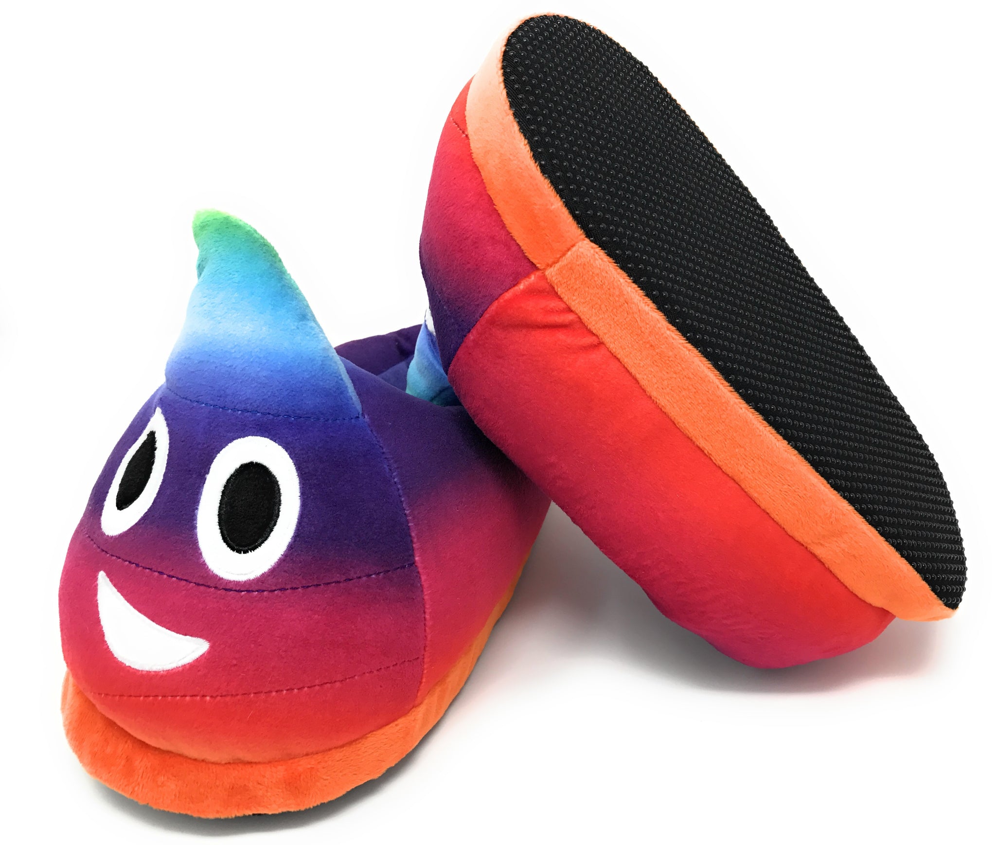 emoji poop slippers