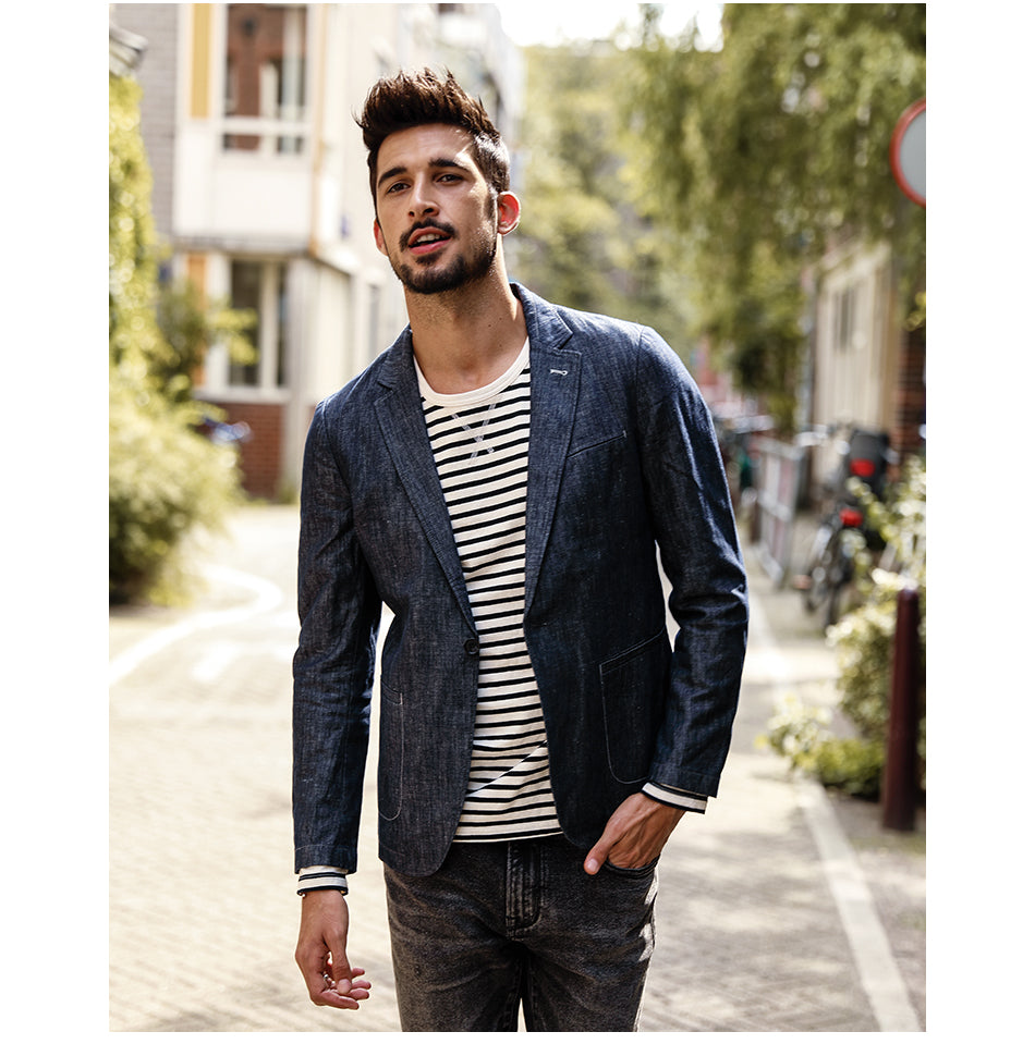 casual blazer mens fashion