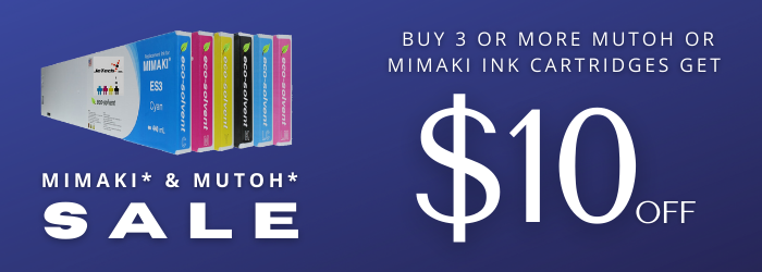 Mimaki and Mutoh Ink | Large Format Ink Sale | Wide Format Ink Sale on InXave.com