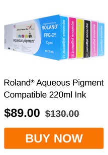 Roland Aqueous Pigment Ink 220ml Replacment