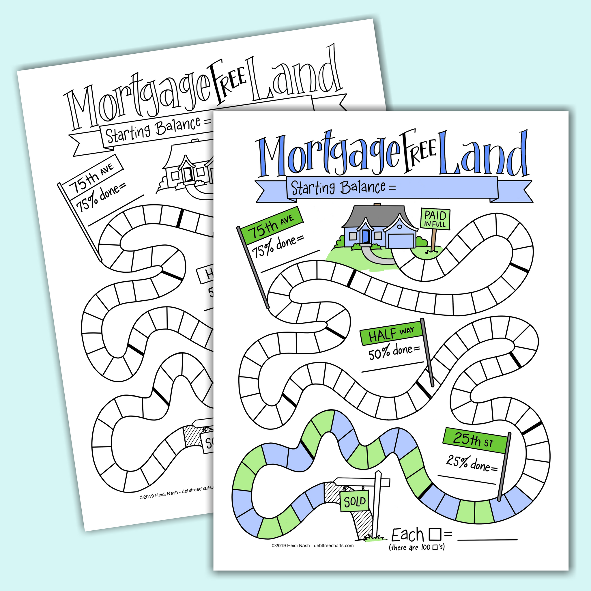 Printable Mortgage Payoff Chart