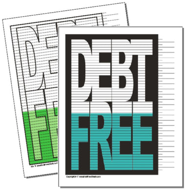 Diy Debt Free Charts