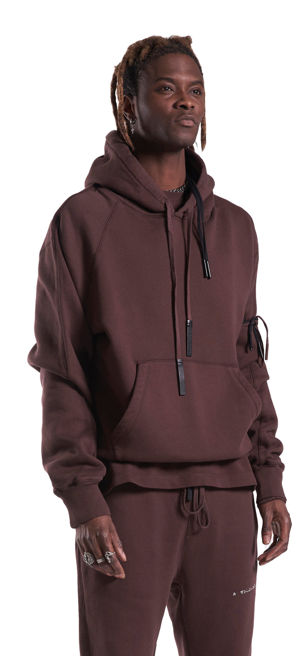 nike hoodie earth brown