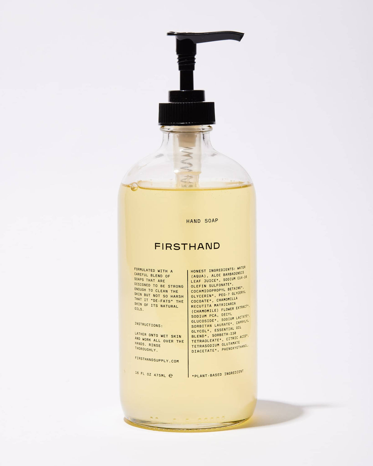 hand soap bottle