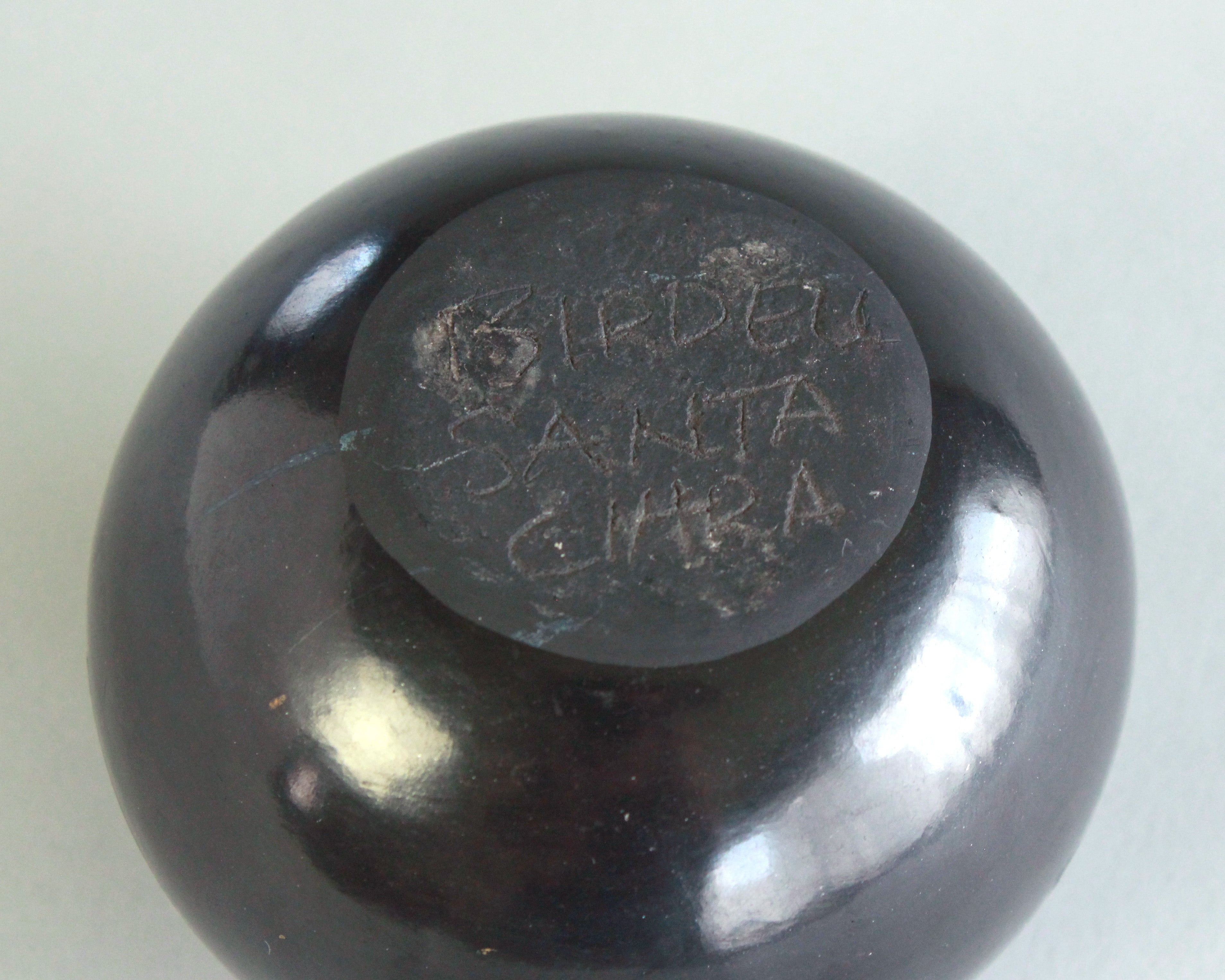 Signed Santa Clara Blackware by Birdell Bourdon