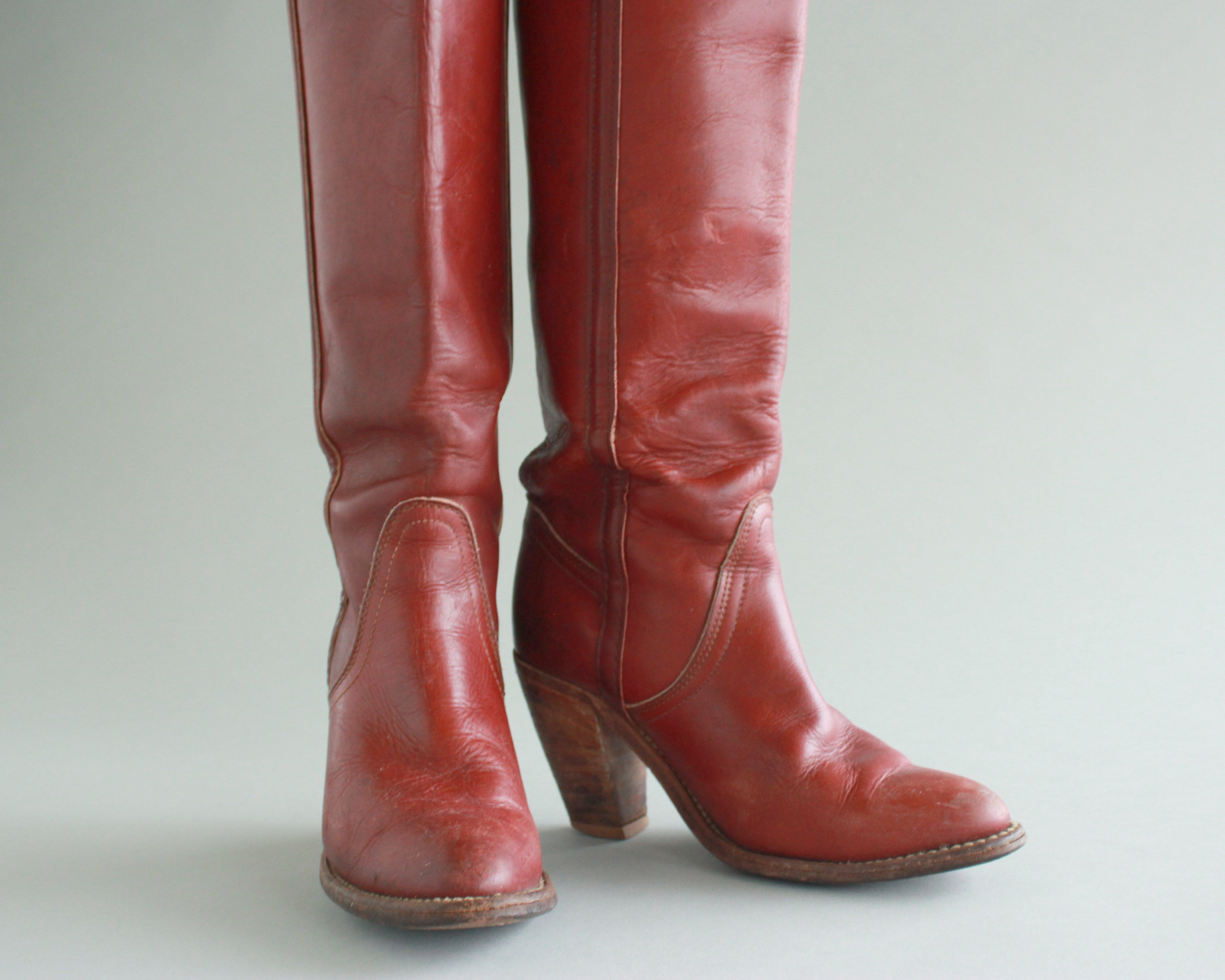frye heeled boots