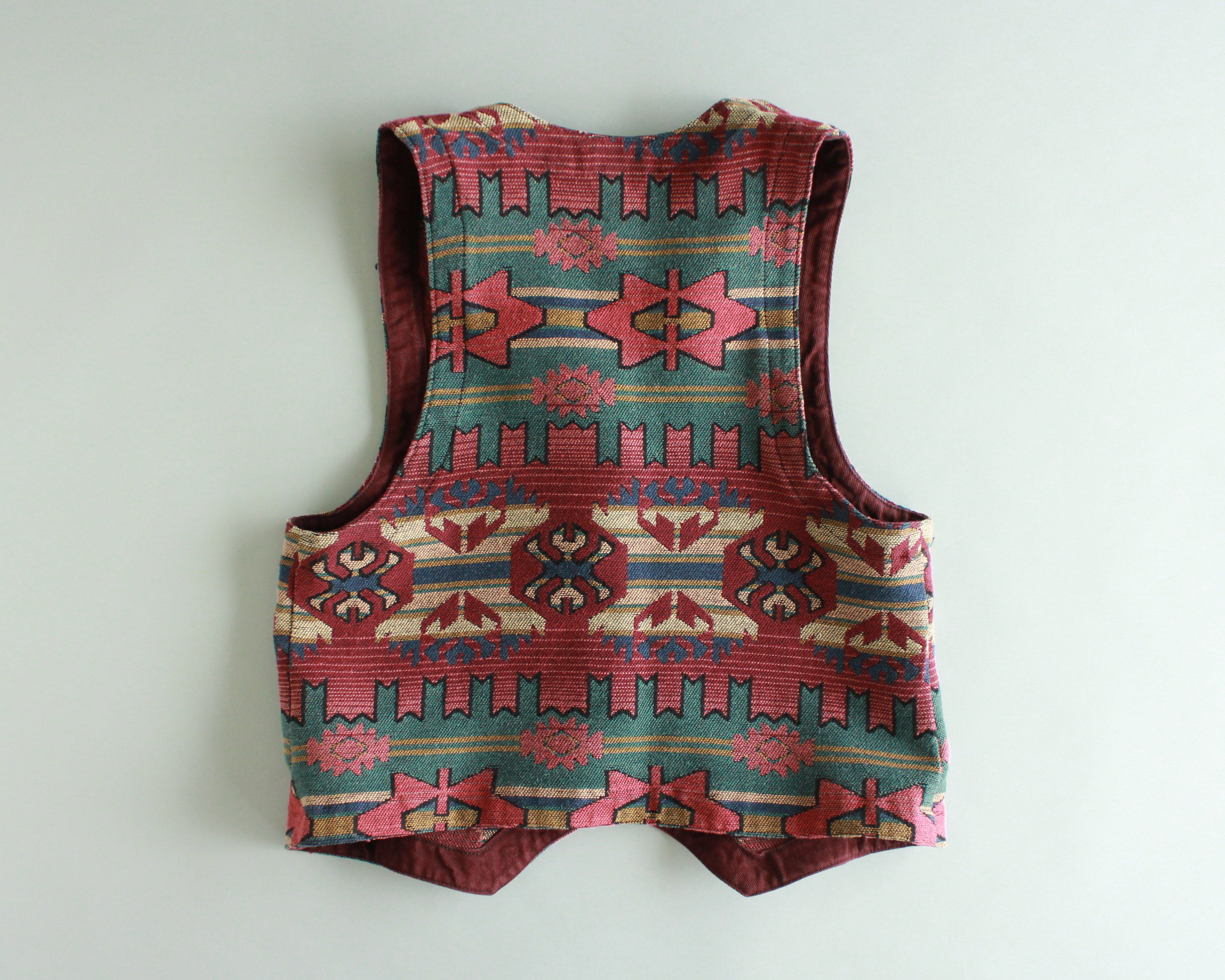 Southwest Print Tapestry Vest Women's Large – High Desert