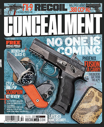 Recoliweb.com Concealment Magazine #18 2020 Cover