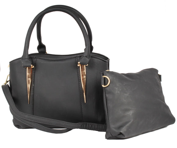 Dhanari Black Color Stylish Combo Handbags For Women's (BG-92) N00018