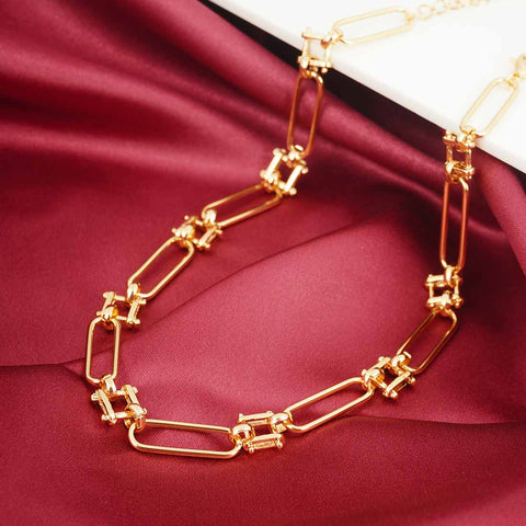 KNOTTED CHOKER NECKLACE