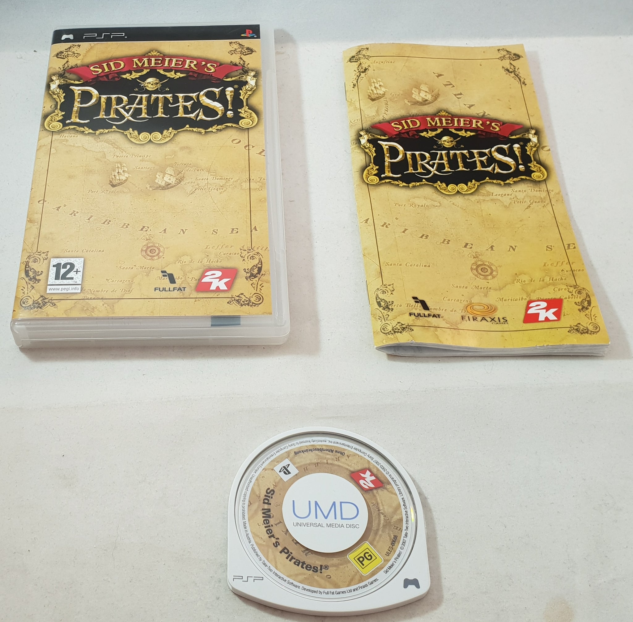 Sid Meier's Pirates Sony PSP Game Retro Gamer Heaven