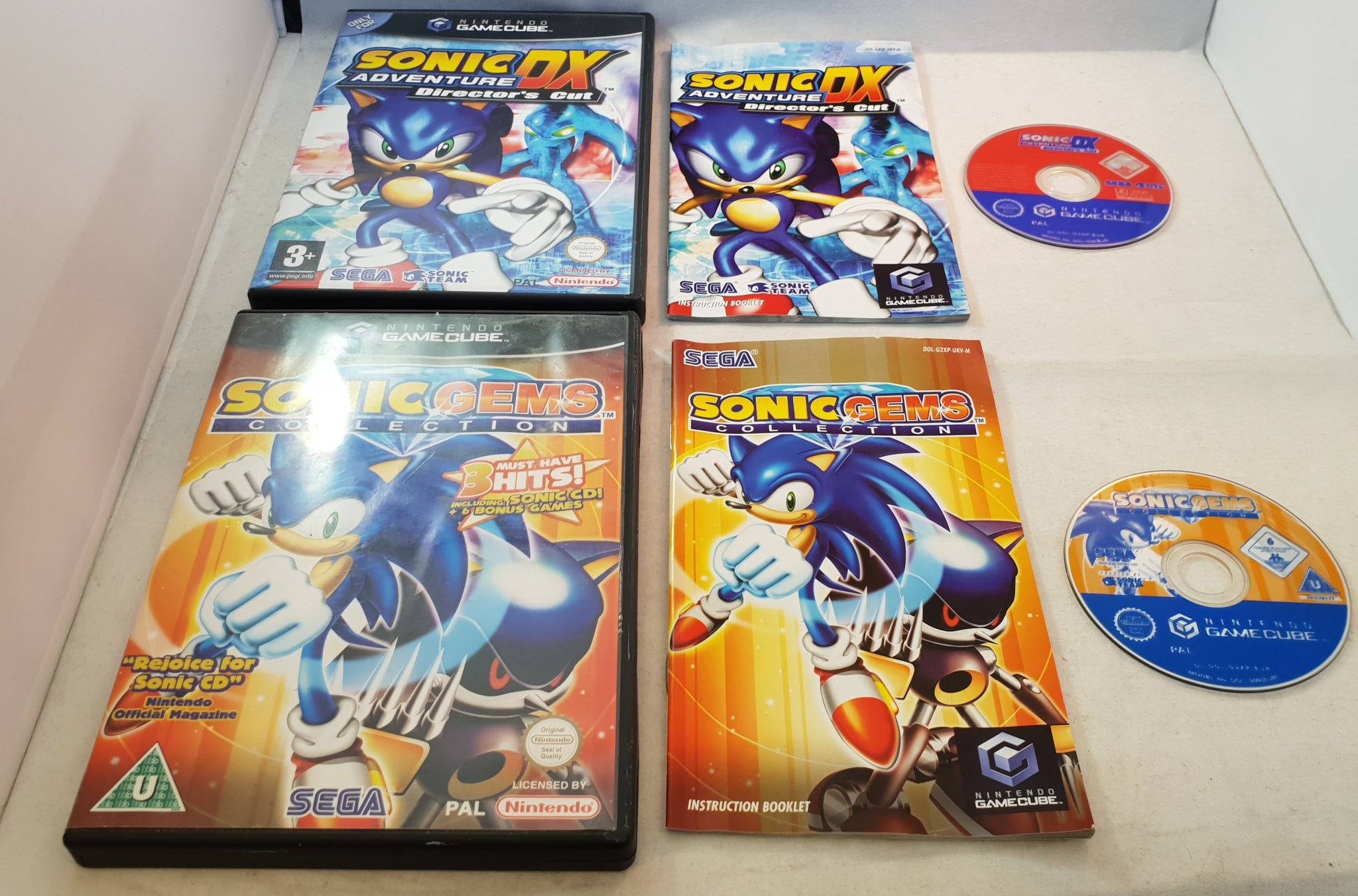Sonic Adventure Dx Sonic Gems Collection Nintendo Gamecube Game Bund Retro Gamer Heaven