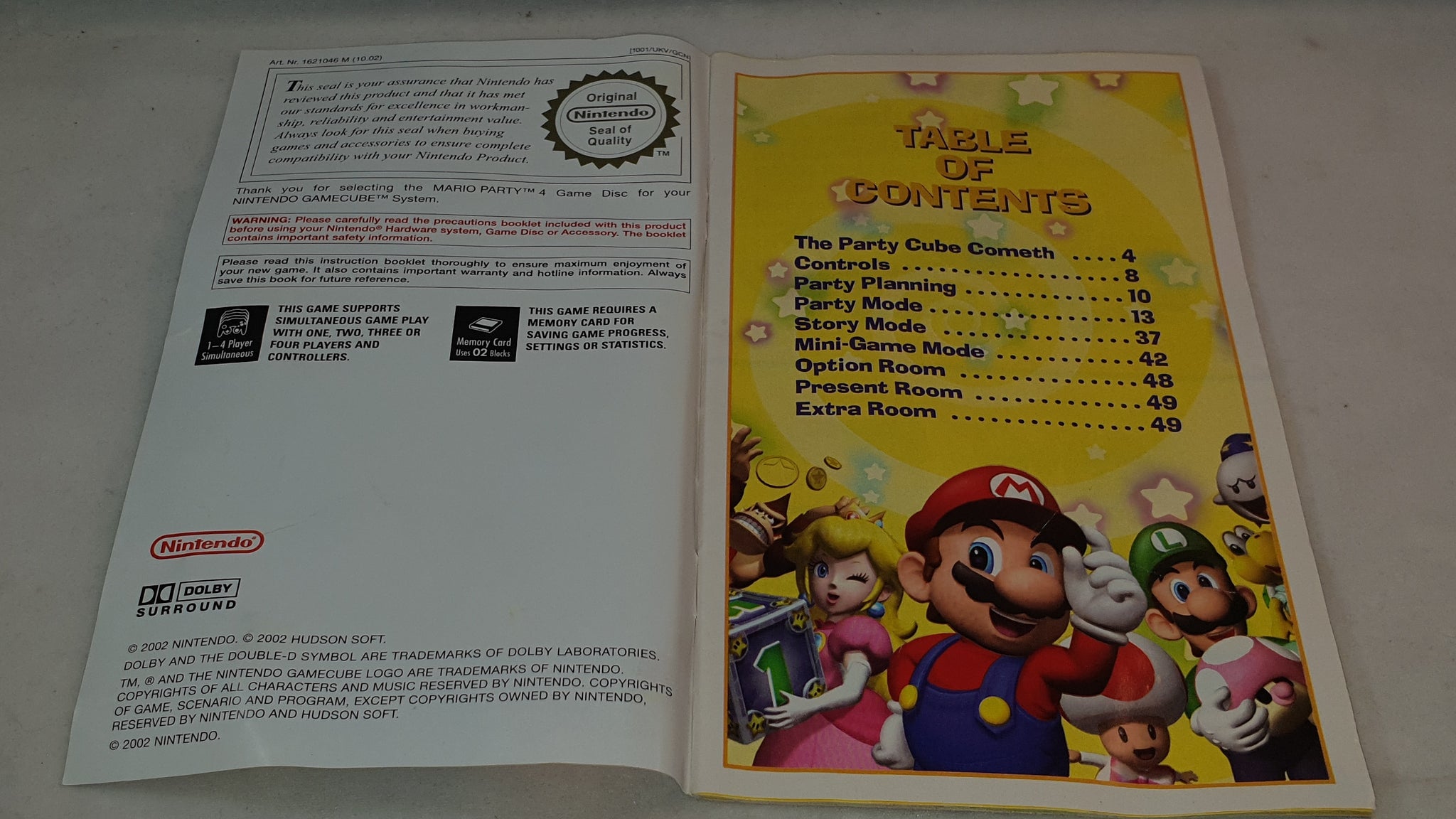 mario party 4 disc