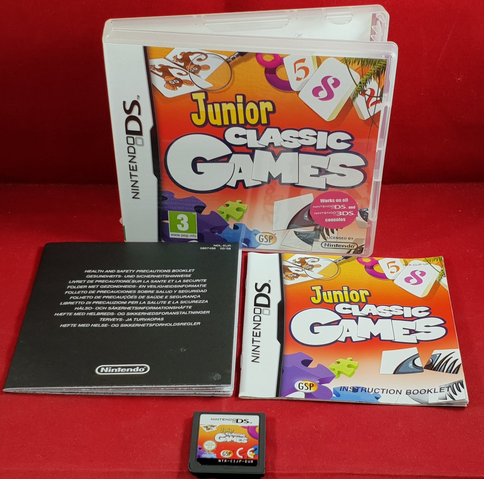 junior classic games ds