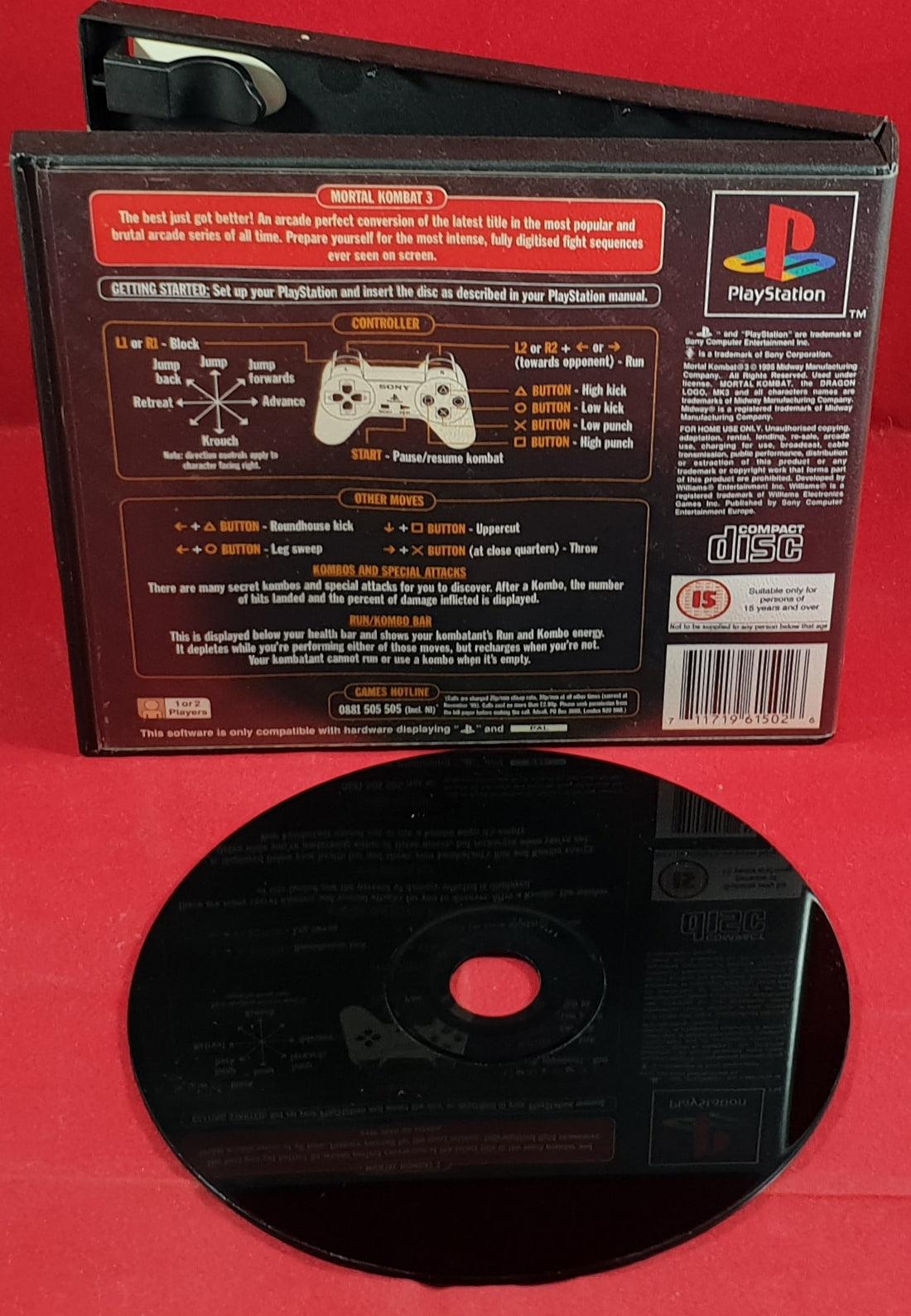 mortal kombat 3 playstation 1