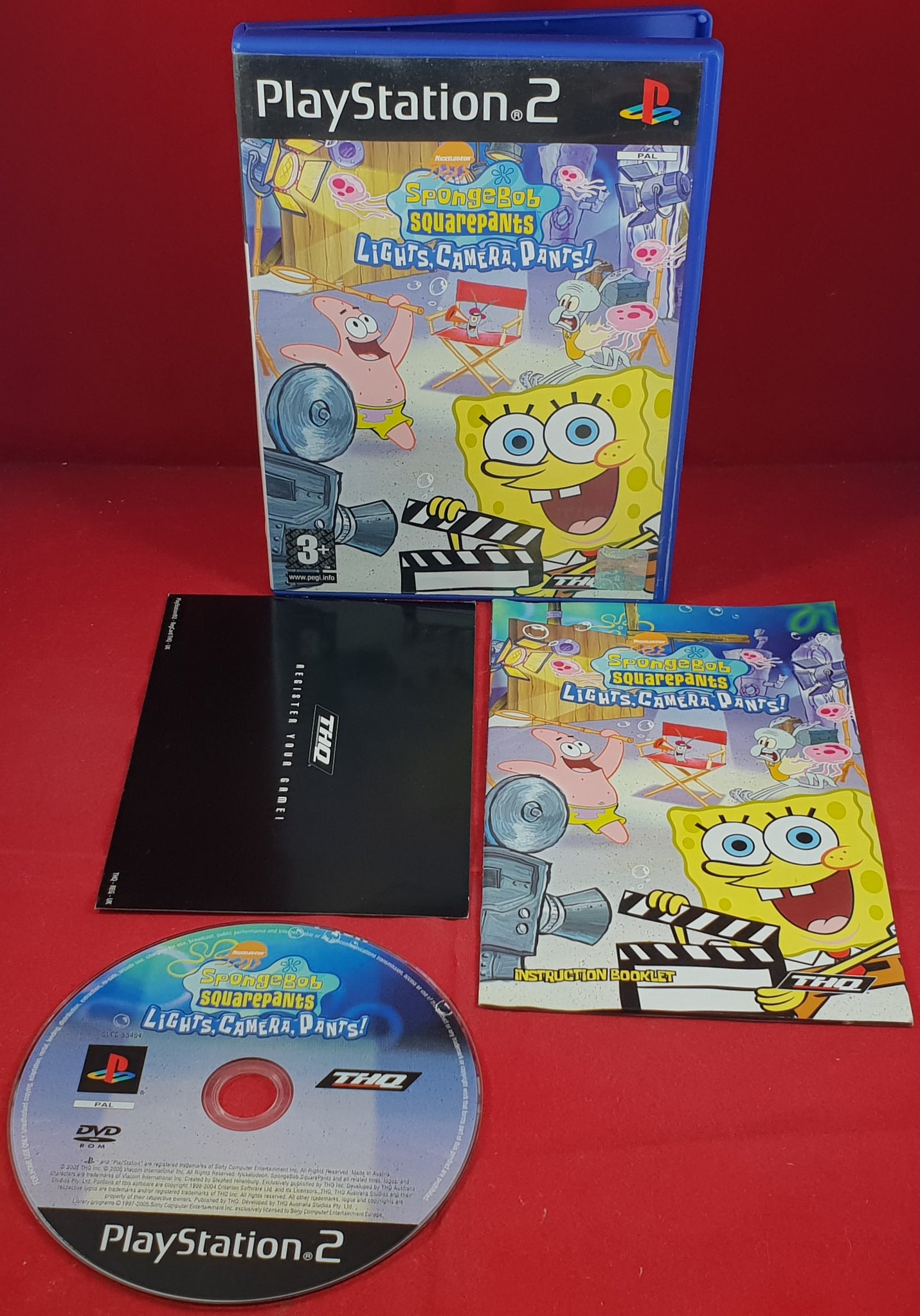 spongebob lights camera pants ps2