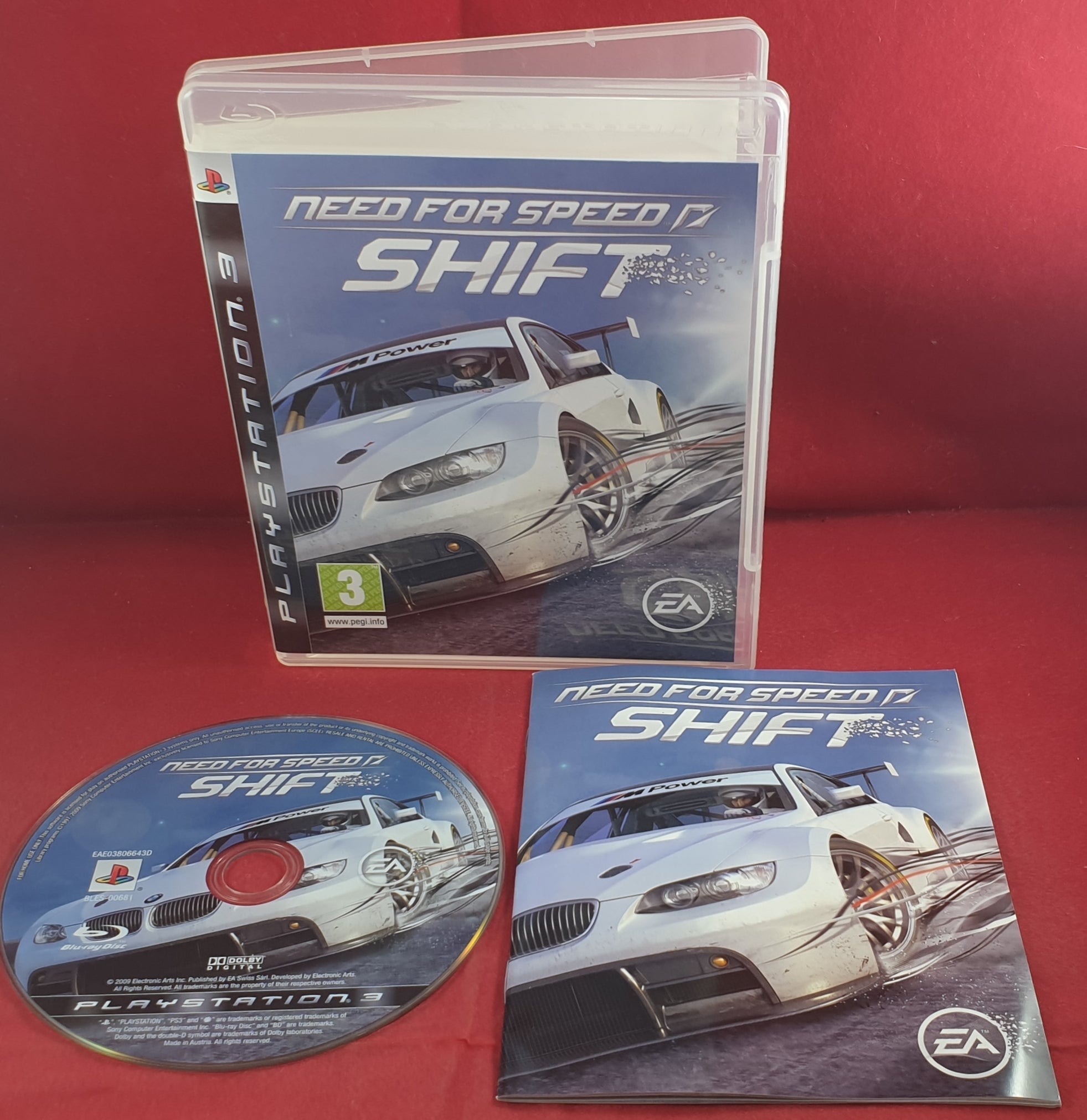 Need For Speed Shift Sony Playstation 3 Ps3 Game Retro
