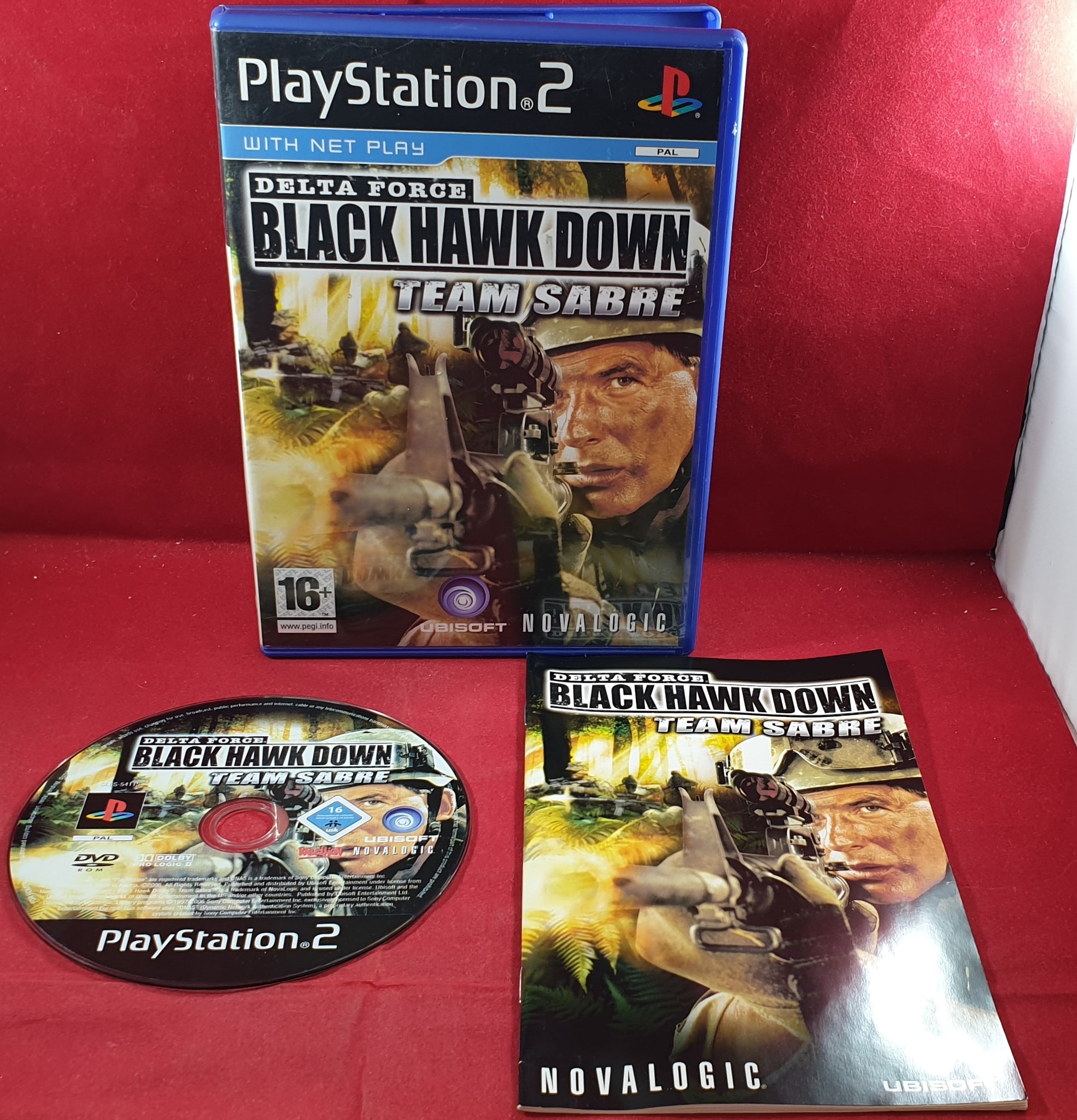 how many players is ps2 delta force black hawk down team sabre