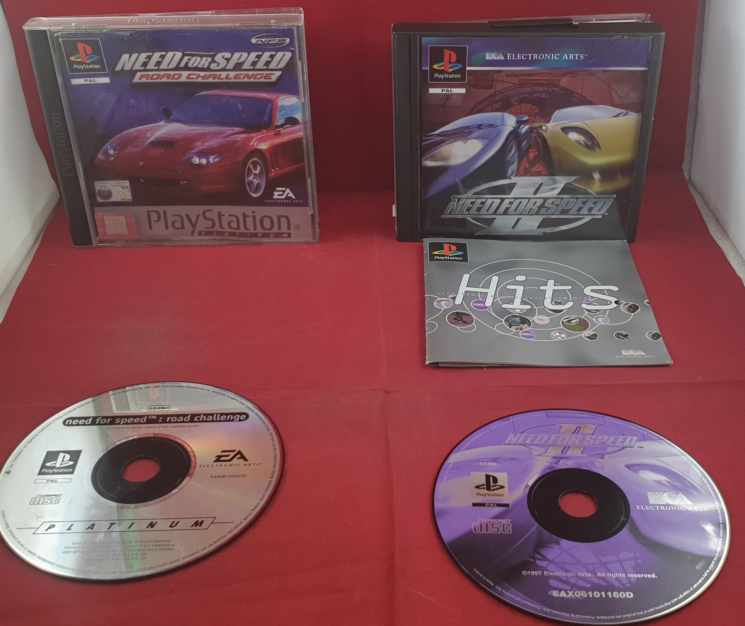 Need for Speed II & Road Challenge Sony Playstation 1 (PS1) Game Bundl ...